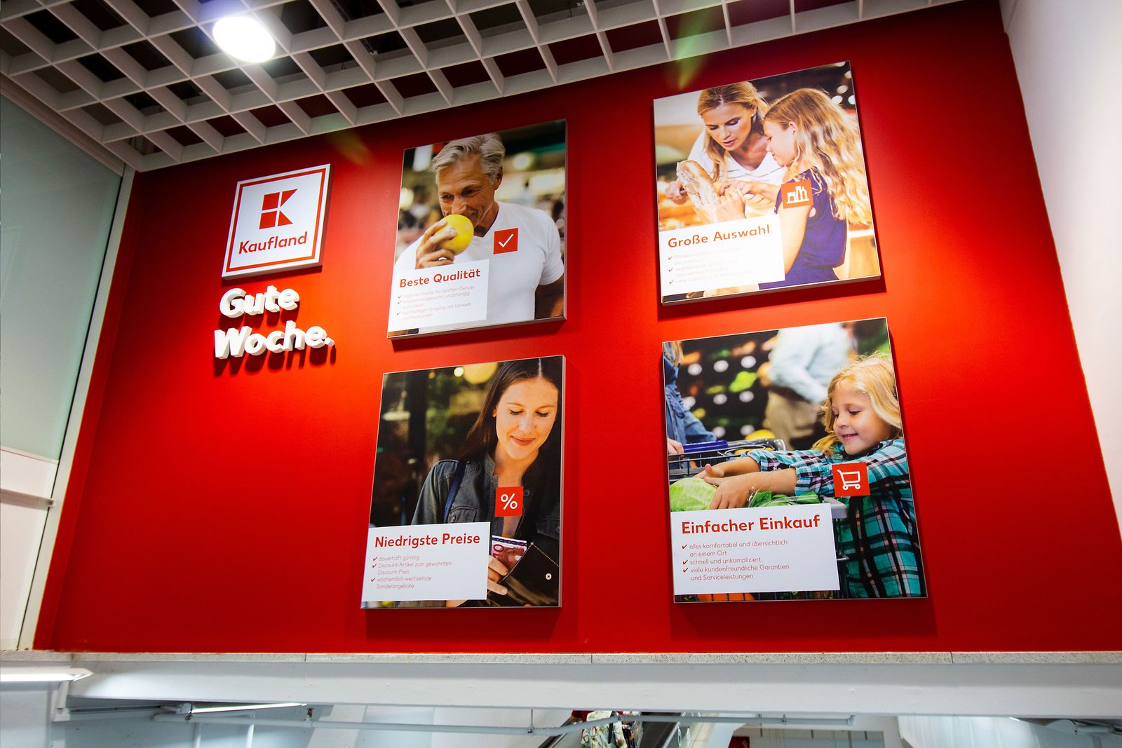 Ladenfront Kaufland im Erzgebirgscenter